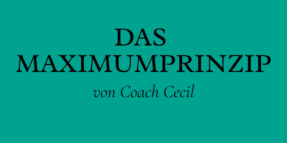 Maximumprinzip